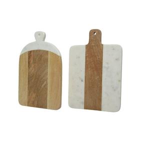 Tabla de cortar de madera hecha a mano con grano natural, accesorio de cocina para cocinar, cortar y servir en casa. - Product Image 1