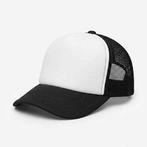 Casquette Trucker 5 Panneaux en Velours Côtelé et Tissu Éponge, Performance, Logo Personnalisé, Maille Respirante, Snapback Ajustable, Mode, Sports de Plein Air, OEM ODM, Vente en Gros - Product Image 2