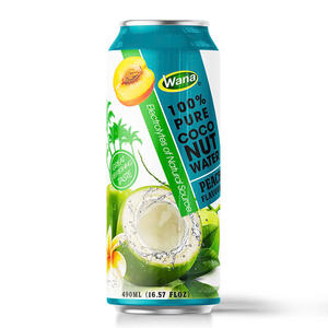 Agua de coco afrutada con jugo de arándano Bebida enlatada de 500ml | OEM ODM Fabricante de etiquetas privadas Vietnam - Product Image 3