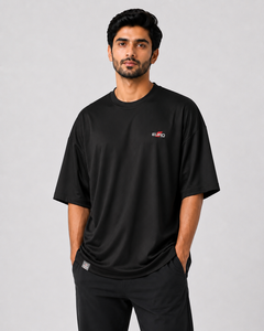 Camiseta de Corte Regular para Hombre, Diseño Informal para Uso Diario, Cómoda, Antiarrugas, Transpirable, de Secado Rápido, en Lona de Poliéster/Algodón - Product Image 1