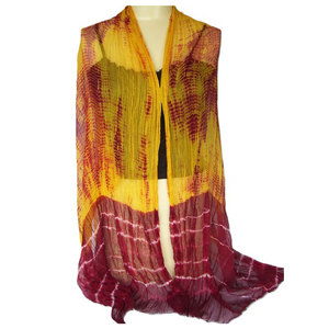 Pañuelo de Chifón Tie Dye para Primavera, Nueva Llegada, Ligero, Transpirable, Ultra Suave, 100% Tela Premium, Moderno y Elegante - Product Image 1