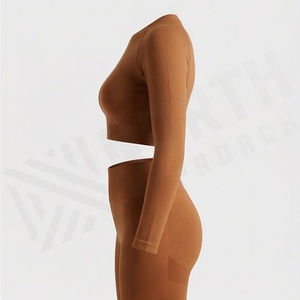 Conjunto de Yoga sin Costuras de Secado Rápido para Mujer, Sujetador Deportivo Reversible, Leggings Transpirables, Ropa Deportiva, Color Personalizado - Product Image 3