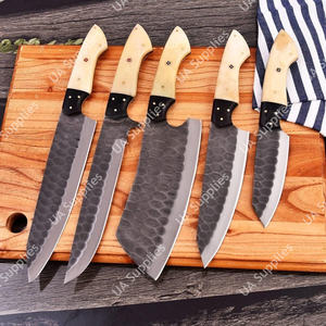 Juego de Cuchillos de Cocina Hechos a Mano de Acero Inoxidable 12C27, Afilados, de Espiga Completa y Ligeros, Ideales para Tareas Diarias de Cocina - Product Image 4