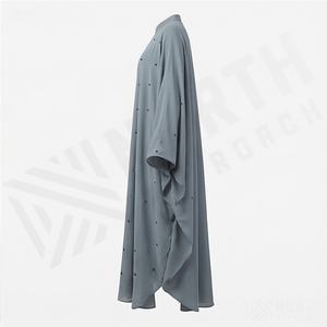 Abaya pour femmes, dernier design, fabrication sur mesure disponible, vente en gros, prix raisonnables, vêtements islamiques modestes, vente en gros - Product Image 3