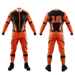 Uniforme de Béisbol para Hombre de Alta Calidad, Más Vendido, con Logotipo Personalizado, Tela de Poliéster Transpirable, Ropa de Equipo y Servicio OEM - Product Image 1