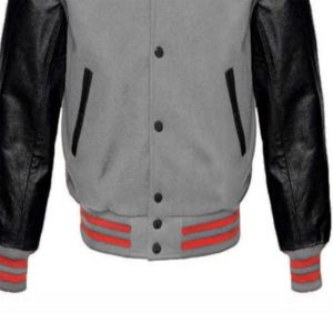 Vestes universitaires personnalisées avec logo de votre marque pour les sororités, les fraternités, les écoles, les collèges, avec corps 100% pure laine et manches en cuir. - Product Image 5