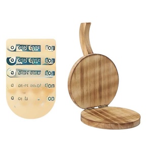 Prensa de Tortillas de Maíz Reutilizable de Madera Natural de ILAHI - Máquina para Hacer Tortillas al por Mayor, Apta para Lavavajillas, Ecológica y Plegable - Product Image 6