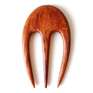 Wooden U Shape Hair Fork Handmade Natural Wood Hair <b>Pin</b> For Women <b>Bun</b> Stick Hair Accessories - Product Image 1