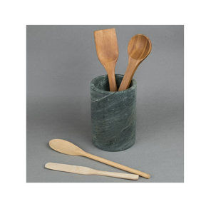 Hot Sale Manufacture Natural Marble Spoon Holder best quality <b>For</b> kitchen Countertop marble Cutlery Holder - Product Image 1