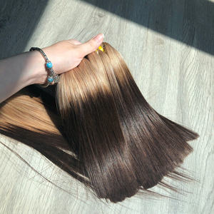 Vente en gros 100% Extensions Remy vietnamiennes de haute qualité pour Ombre blond foncé os droit Super qualité Ombre blond foncé os - Product Image 3