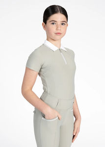 Camiseta Interior para Montar a Caballo para Niños y Mujeres, Tejido Elástico Suave, Ajuste Cómodo y Elegante para Entrenamiento y Eventos, Camisetas Interiores para Niños - Product Image 3