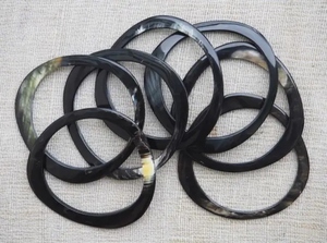 Buffalo Horn Bracelet <b>Bangles</b> Handmade Natural Horn Jewelry for Women Elegant Party Wear Fashion Accessories - Product Image 6