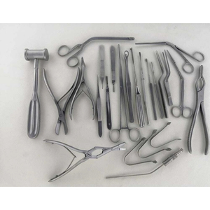 Ensemble de 23 instruments chirurgicaux de septoplastie en acier inoxydable de haute qualité, outils chirurgicaux essentiels pour l'ORL - Product Image 1