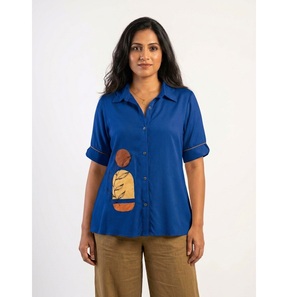 Chemise en coton pour femme la plus vendue, douce, infroissable, confortable, pour usage quotidien, fournisseur en gros d'Inde à prix de gros - Product Image 1