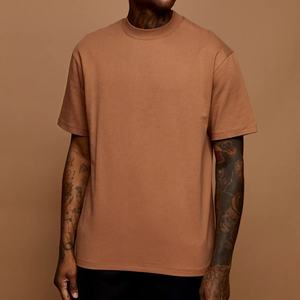 Camisetas de gran tamaño para hombre, camiseta con Logo personalizado, 100% algodón, cuello de tortuga, talla grande - Product Image 2