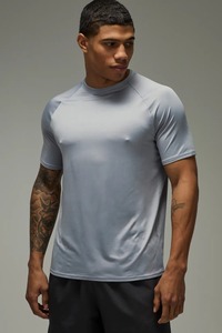 T-shirt de sport ajusté à manches courtes pour homme – Idéal pour la gym, l'entraînement, le fitness – Coupe athlétique, col ras du cou, décontracté - Product Image 6