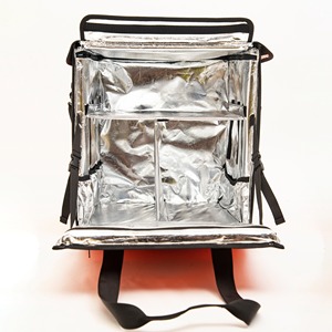 Mochila de reparto de comida de gran capacidad, multifuncional, color naranja medio, de nuevo diseño. - Product Image 6