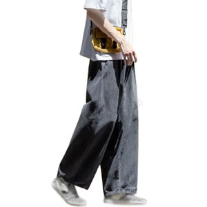 Pantalones Vaqueros Holgados para Hombre, de Algodón, Lavados, Transpirables - Product Image 2