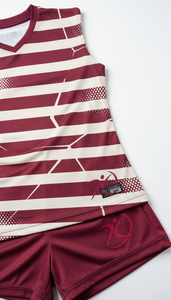 Wholesale Custom Rose Gold <b>Tie</b>-<b>Dye</b> Volleyball Shirt And Shorts Set OEM Anti-Shrink Team Uniform Sublimation Activewear - Product Image 3