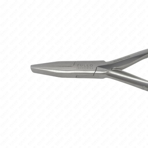 Pinzas de Acero Inoxidable de Alta Resistencia para Extensiones de Cabello, con Punta Plana, Logotipo Personalizado, Herramienta de Belleza para Salón - Product Image 2