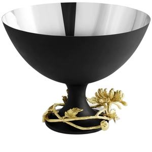 Bol décoratif de table de qualité supérieure de luxe Unique Peace Home Restaurant Fleurs décoratives Fer Verre Objectif Décoratif pour la maison - Product Image 1