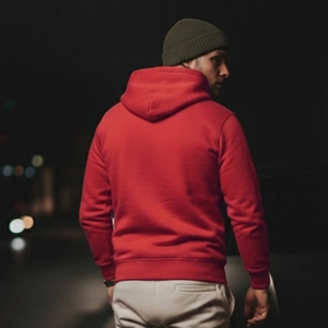 Sudaderas con Capucha de Alta Calidad para Hombre y Mujer, Bordado con Logotipo Personalizado, 100% Algodón, Tejido de Felpa, Teñido con Hilo, Diseño a Cuadros Otoñal, Transpirable - Product Image 4