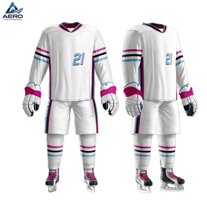Créez votre propre maillot de hockey personnalisé de haute qualité avec un design nouveau et un prix raisonnable, uniforme de hockey sur glace confortable - Product Image 6