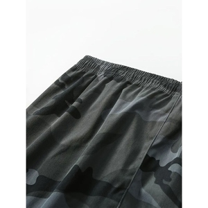 Waterproof Cotton/Bamboo Fiber Cargo <b>Pants</b> with Raised Rubber Print for Outdoor Adventures - Product Image 4