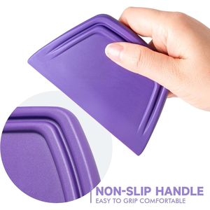 Set di 2 Raschietti Angolati in TPU PPF Viola per Applicazione Senza Bolle di Vernice e Pellicole per Finestrini Auto - Product Image 4