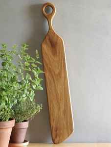 Tabla Redonda de Madera para Servir con Asa de Asta de Ciervo, Tabla Rústica para Quesos y Charcutería, Plato Decorativo para Servir en la Cocina - Product Image 4