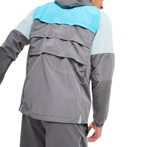 Conjunto Corto de Chaqueta Cortavientos para Hombre, Diseño Personalizado OEM, Primavera, Color Sólido, Nailon de Primera Calidad, Impermeable, Transpirable y Resistente al Viento - Product Image 4