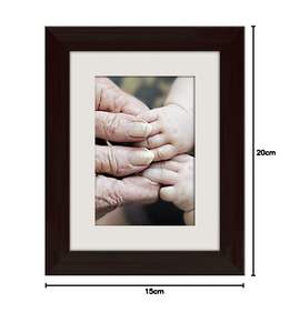 Cadre photo rustique moderne en bois de manguier massif, fait à la main, brun, pour table, décoration de mariage, cadeau, cadre en bois de manguier massif de qualité supérieure - Product Image 3