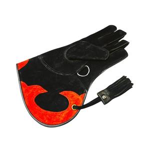 Guantes de Cetrería de Doble Capa de Cuero Nubuck Genuino, Hechos a Mano al 100%, de la Mejor Calidad - Product Image 4