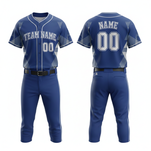 Uniforme de Béisbol Personalizado al por Mayor con Pantalones, Ropa Deportiva Sublimada para Equipos - Product Image 6