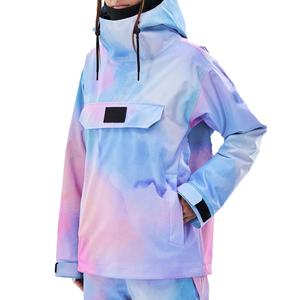 Chaqueta de Esquí para Mujer, Impermeable 5000mm, Cortavientos, Aislante, Transpirable, con Capucha, Ropa Deportiva de Invierno, Personalizable OEM - Product Image 5
