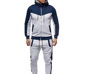 Conjunto Deportivo RAPID SPORTS para Hombre, Chaqueta con Capucha y Pantalones, Diseño Personalizado OEM, Informal, Invierno, 100% Algodón, Transpirable, Ligero, 2 en 1 - Product Image 5