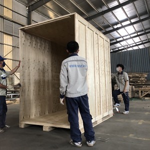 Vietnam Wholesale OEM ODM <b>Wooden</b> <b>Storage</b> <b>Crates</b> Foldable Recyclable <b>Wooden</b> <b>Crate</b> Stackable Vault for Warehousing Transport - Product Image 2