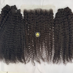 Extensiones de Cabello Remy Real, Liso, con Cutículas Intactas, Cabello Largo y Rizado Vietnamita y Brasileño, Colección Cloudy Hair de Fábrica - Product Image 1