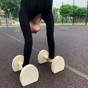 Barras Paralelas de Madera para Flexiones, Equipo de Entrenamiento de Calistenia, Gimnasia, Entrenamiento de Fuerza, Ejercicio Físico - Product Image 3