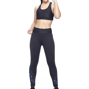 2 Piece Set <b>Crop</b> <b>Top</b> & Shorts Lace Elastic Waist High Waist Quick Dry Spandex/Nylon - Product Image 1