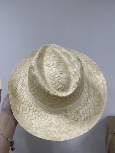 Cowboy Panama <b>Straw</b> <b>Hat</b>-Hand Embroidery Striped Palm Leaf Design-Casual Outdoor Unisex Seagrass <b>Straw</b> <b>Hat</b> 2026 - CARYLN - Product Image 5