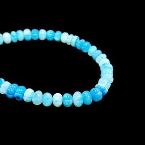 Natural Blue <b>Opal</b> Smooth Melon Carved Choker <b>Necklace</b> 7MM 8MM Genuine Blue <b>Opal</b> Gemstone <b>Necklace</b> Party Wear Jewelry Making Bulk - Product Image 2