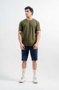 T-shirt pour homme de qualité supérieure, manches courtes, col rond, produit très demandé pour l'été, logo et design personnalisés - Product Image 3