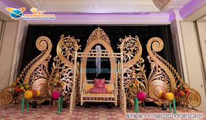 Decorative Banquet Hall Wedding <b>Frames</b> Decor Grand Wedding Fiber <b>Frames</b> <b>Backdrop</b> Grand Party Hall FRP <b>Frame</b> for Decor - Product Image 5