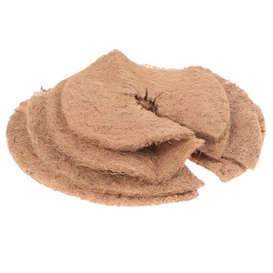 Best Selling Coconut Fiber <b>Round</b> <b>Mat</b> Sheet for Weed Control & Moisture Retention Coco Coir Mulch <b>Mats</b> - Product Image 1