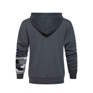 Mens Dark Grey Solid Eco-Friendly Breathable 100% <b>Polyester</b> <b>Tracksuit</b> Set Drawstring Closure Slim Fit Jogger Pants Athletic - Product Image 4