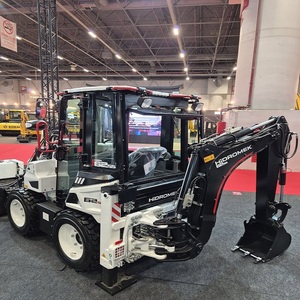 HIDROMEK HMK 62T Miniexcavadora de orugas con retroexcavadora, aprobada por EPA y CE, con cilindro hidráulico Eaton, motor, bomba, caja de cambios y PLC - Product Image 1