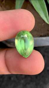 Pierre précieuse naturelle de péridot vert, taille poire, facettée, cristal en vrac, pierre de collection pour la fabrication de bijoux, vente en gros ZUBEDA GEMS JEWELLRY - Product Image 2