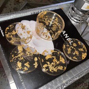 Luxury Handmade Resin <b>Coasters</b>-Non-Toxic Eco-Friendly Customizable Size/Shape/Color for Coffee/Tea Cups <b>Table</b> Decor - Product Image 5