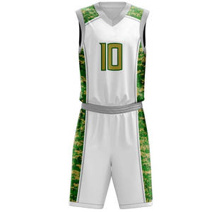 Conjunto de Camiseta y Pantalones Cortos de Baloncesto, Transpirable, Ropa Deportiva de Verano, Uniformes Sublimados Estampados - Product Image 2